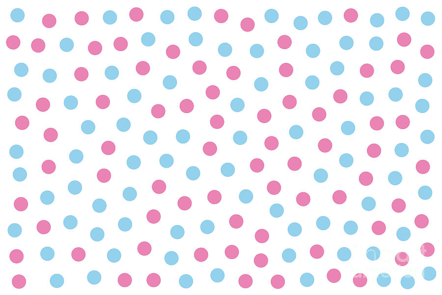 Samicraft Baby Blue Polka Dots Background