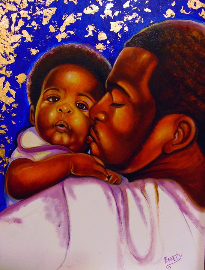 Baby Boy Painting by Emery Franklin