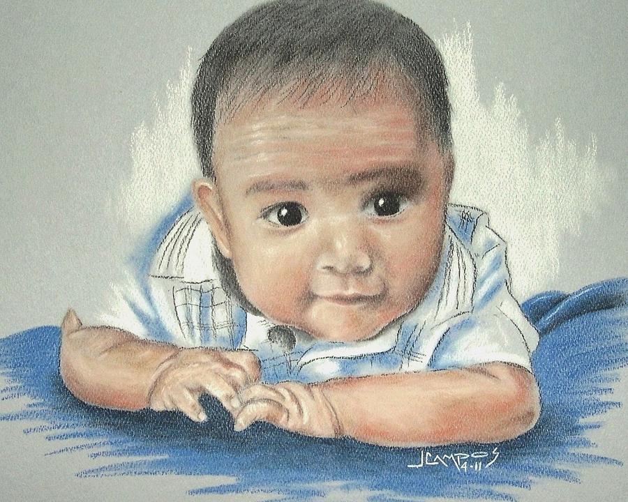 Portrait Pastel - Baby Boy by Jesus Campos