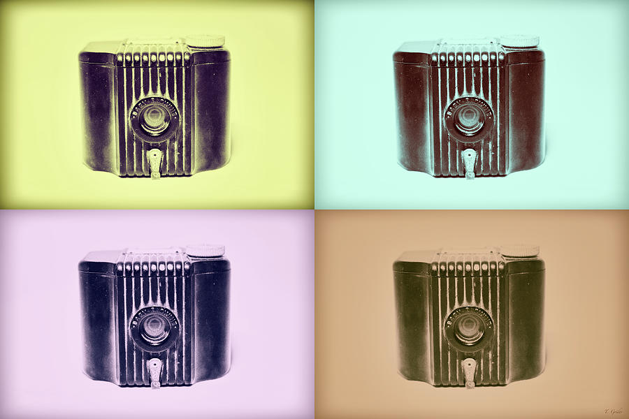 Baby Brownie Camera Art Deco Photograph by Tony Grider