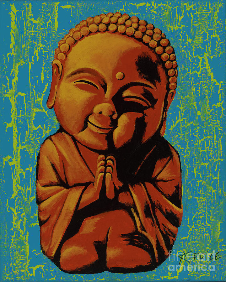 Baby Buddha Painting by Ashley Lane