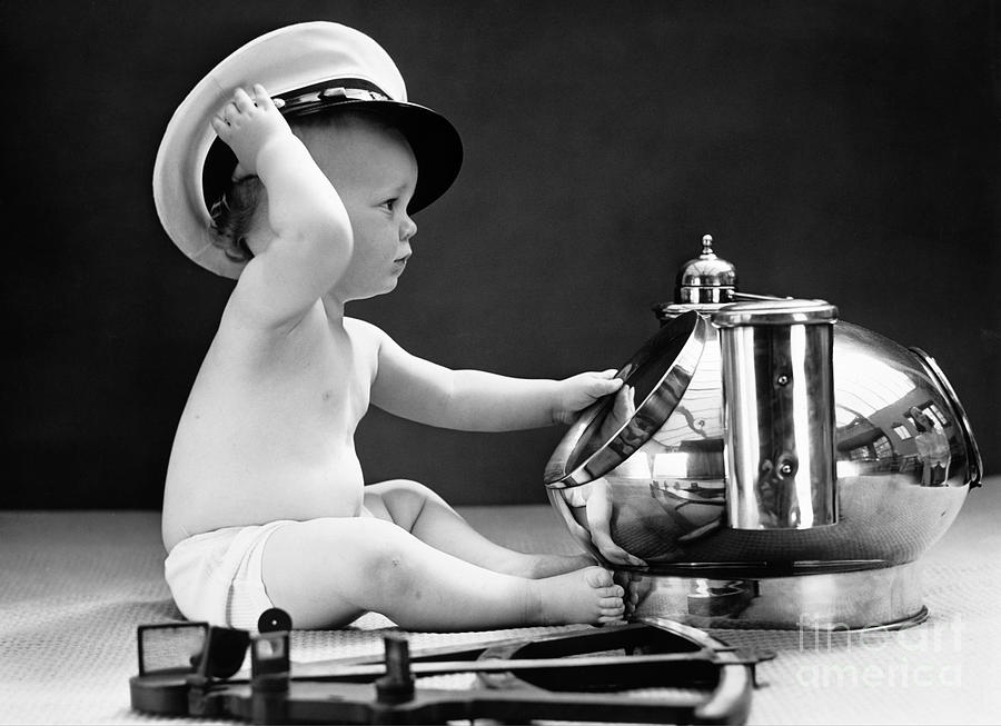 Baby Captain, 1940s Photograph by H. Armstrong Roberts/ClassicStock