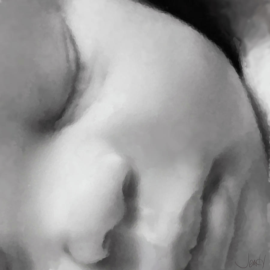 Baby Painting - Baby Dreams by Jennifer Hickey Baby Painting - Baby Dreams by Jennifer Hickey