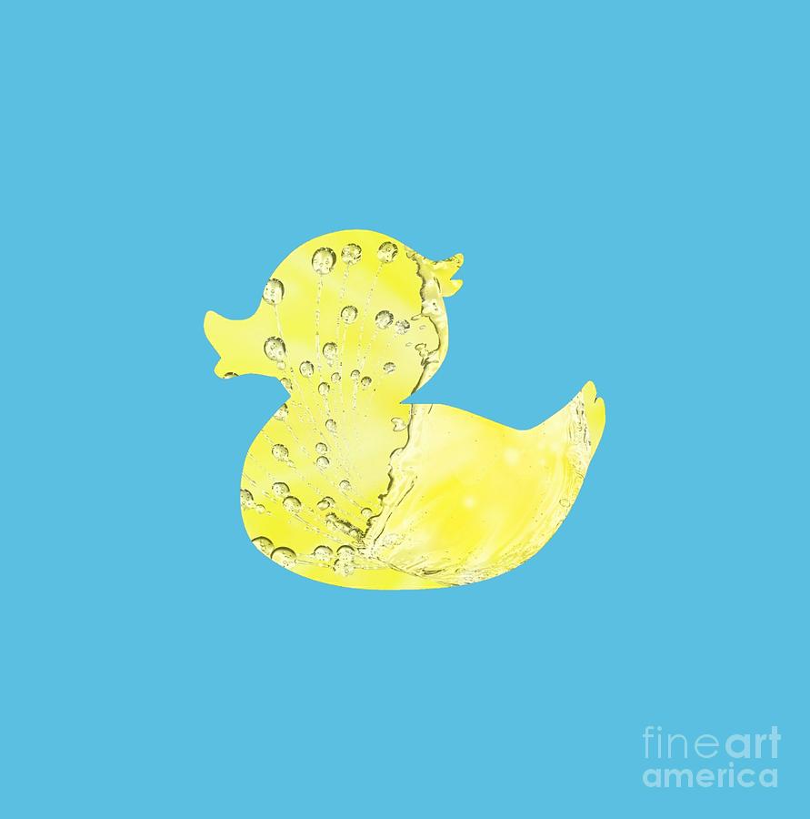 Baby Duck Digital Art by Rachel Hannah
