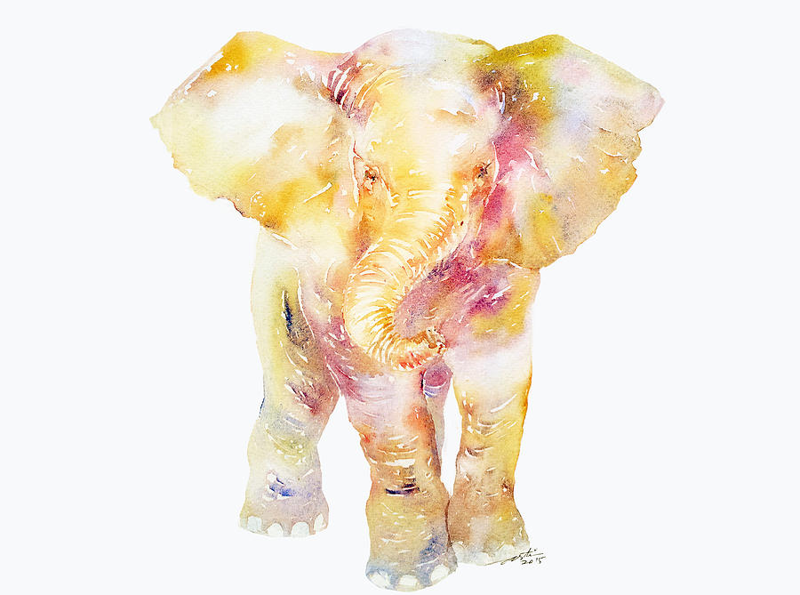 Baby Ellie_II Painting by Arti Chauhan
