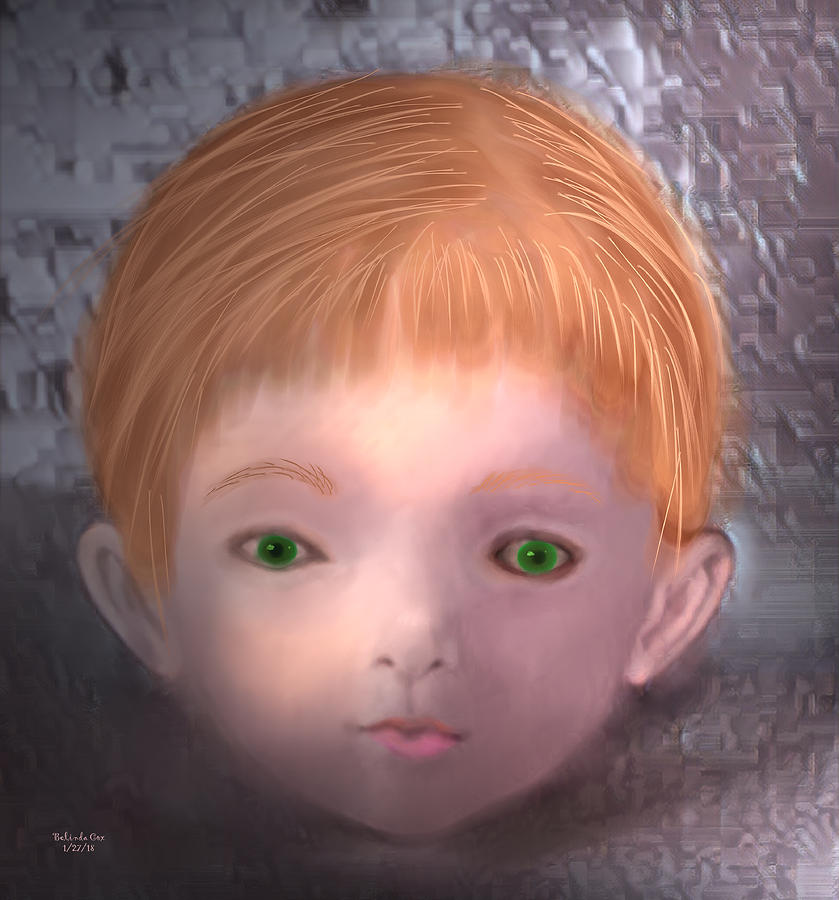 Baby Face Digital Art by Artful Oasis