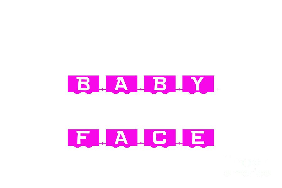 Baby Face T-Shirt or Hoodie Digital Art by Kaye Menner