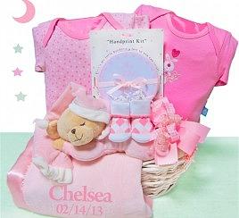 Baby Girl Naptime Gift Basket Mixed Media by Jeff Mccoy - Pixels