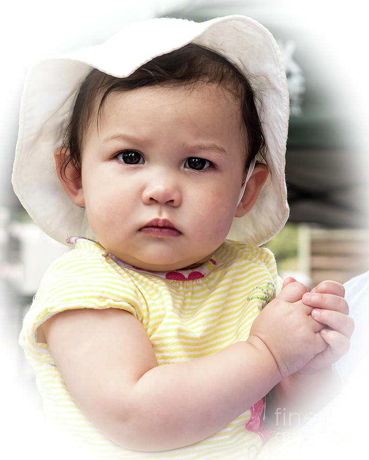 Baby Girl Portrait Photograph by Jennifer Mitchell - Fine Art America