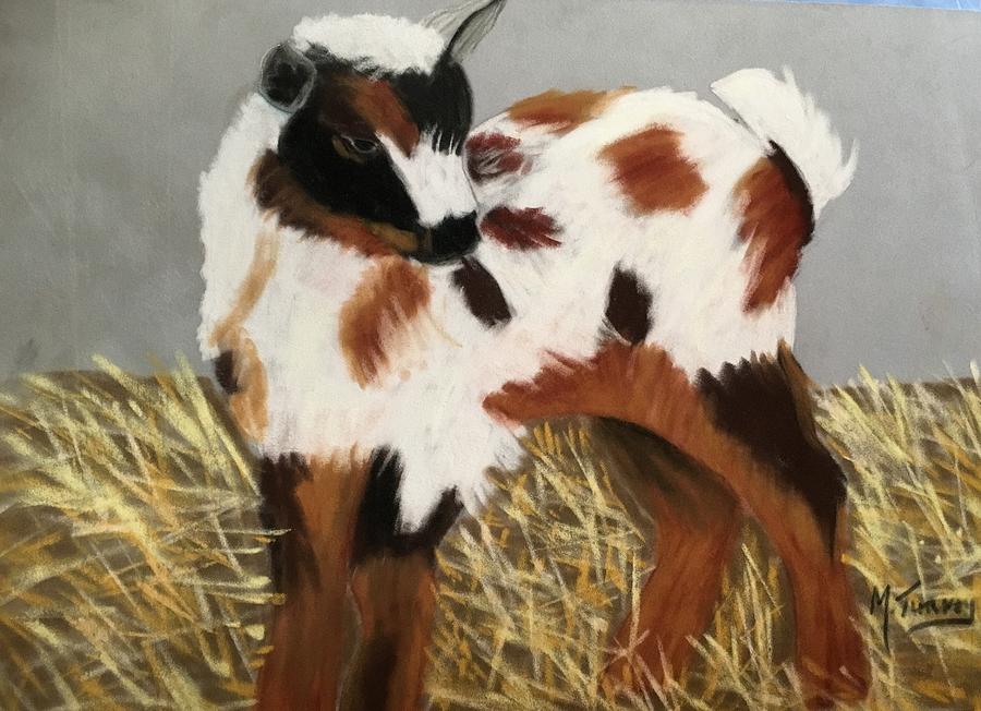 Baby Goatie Pastel by Michele Turney