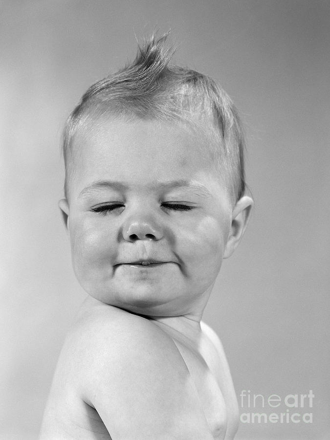 Baby, Head Turned To The Side, Eyes Photograph by H. Armstrong Roberts/ClassicStock