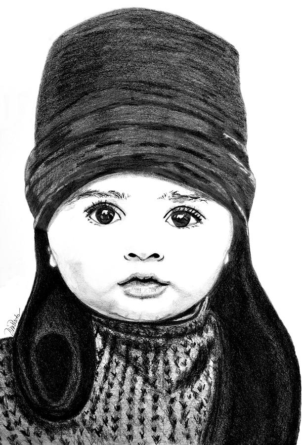 Baby Its Cold Outside Drawing by Donna Proctor