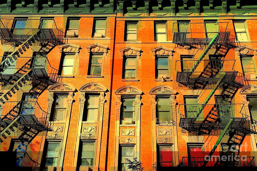 Baby Its Hot Outside - The Windows of Old New York Photograph by Miriam Danar