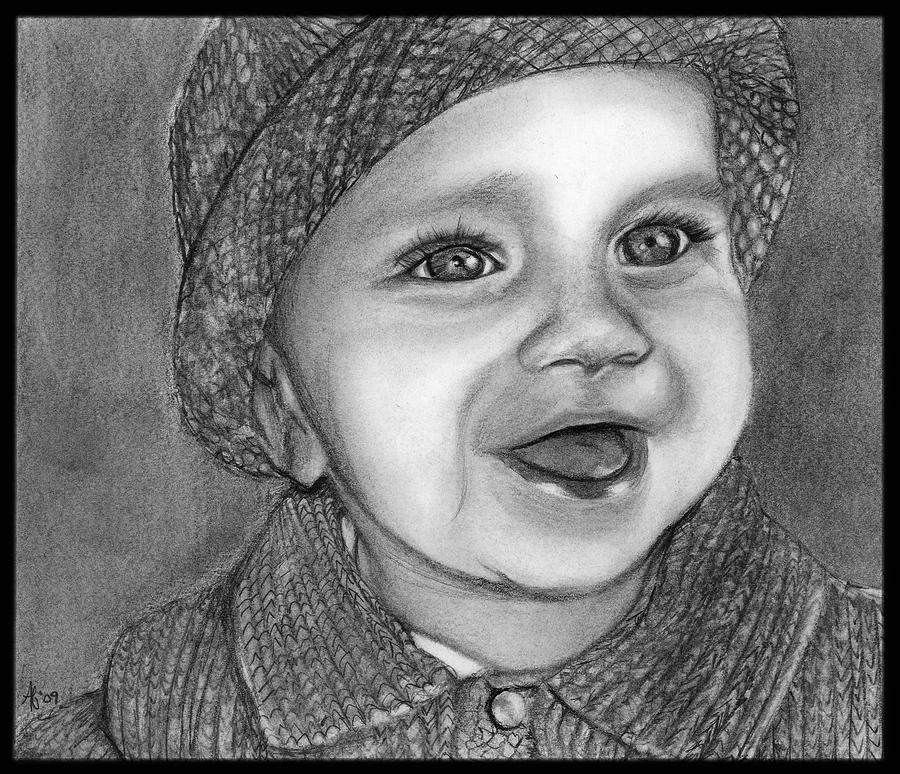 Baby Mason Drawing by Alycia Ryan - Fine Art America