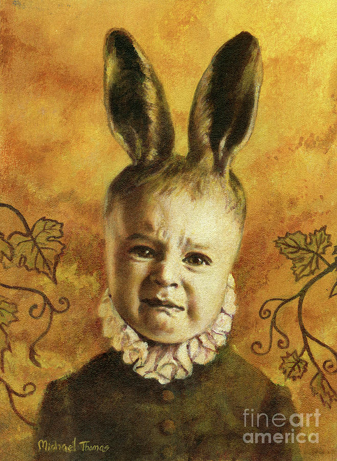 Baby Mutant Bunny Painting
