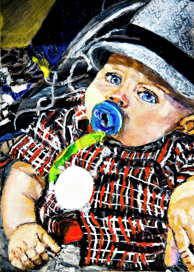 Baby Nolan Painting by David Martin