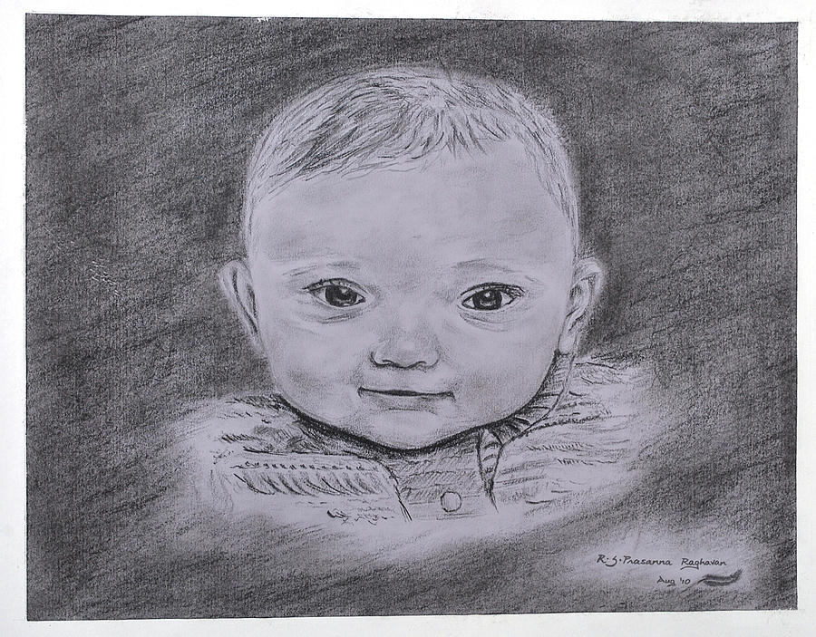 Baby Drawing by Prasanna Raghavan - Fine Art America