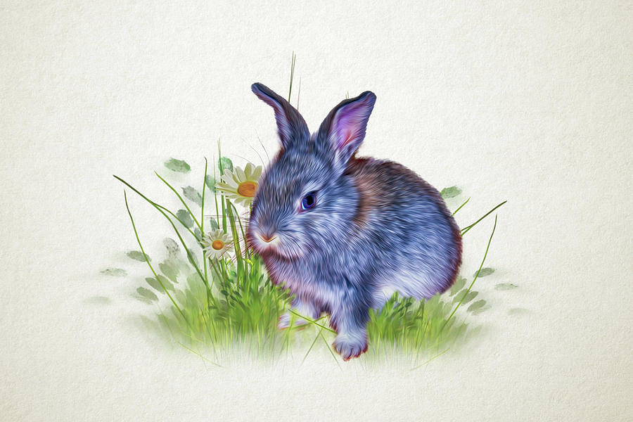 Baby Rabbit Painting