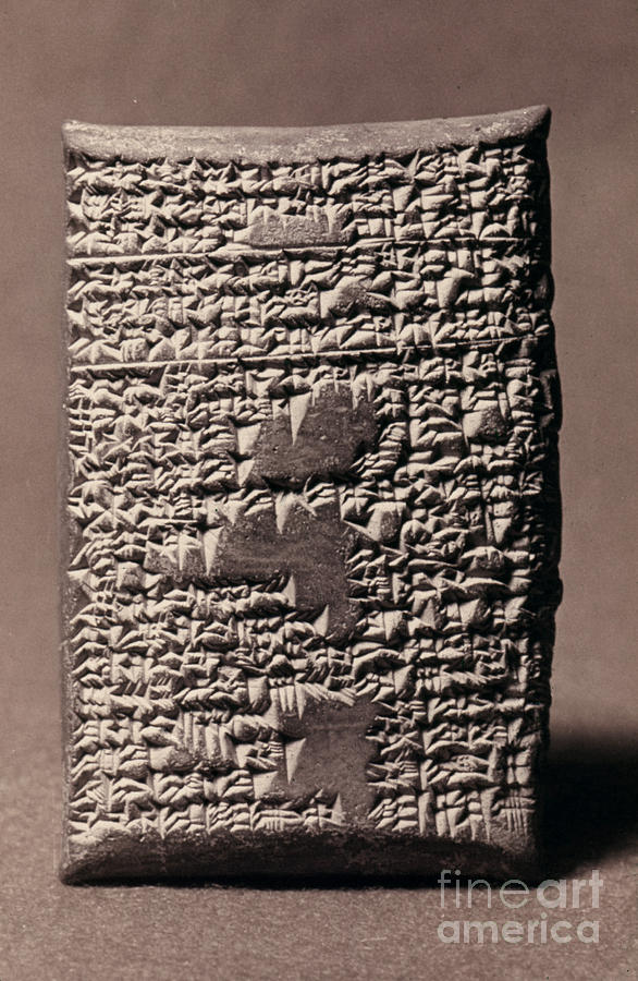 Babylonian Recipies Photograph by Granger