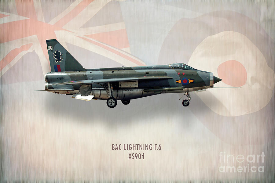 BAC Lightning F.6 XS904 Digital Art by Airpower Art