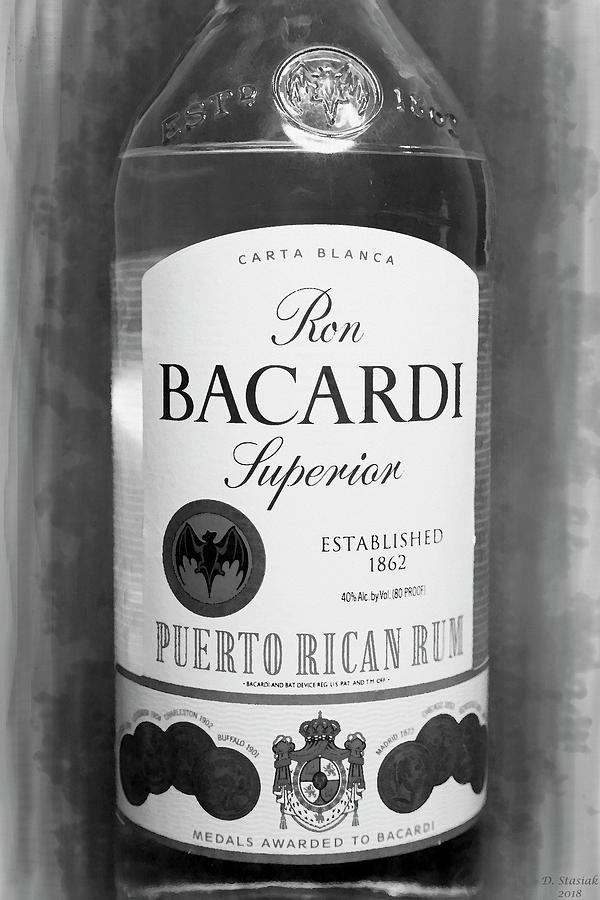 Bacardi Rum 2 Digital Art by David Stasiak