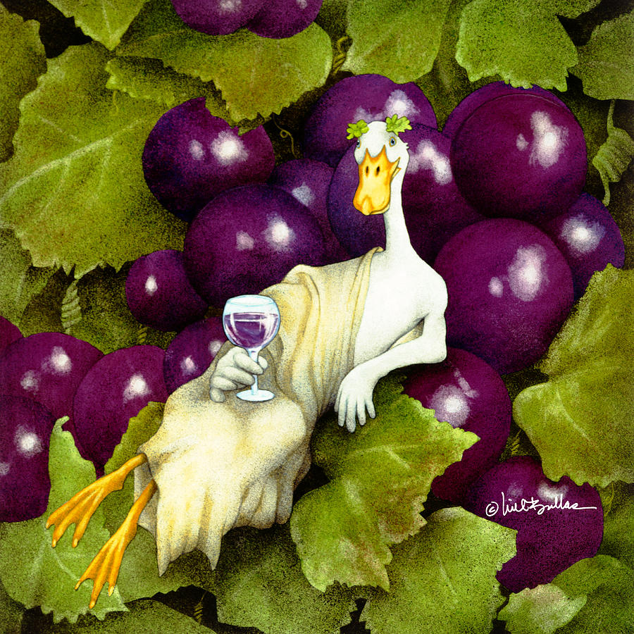 Bacchus... Painting by Will Bullas