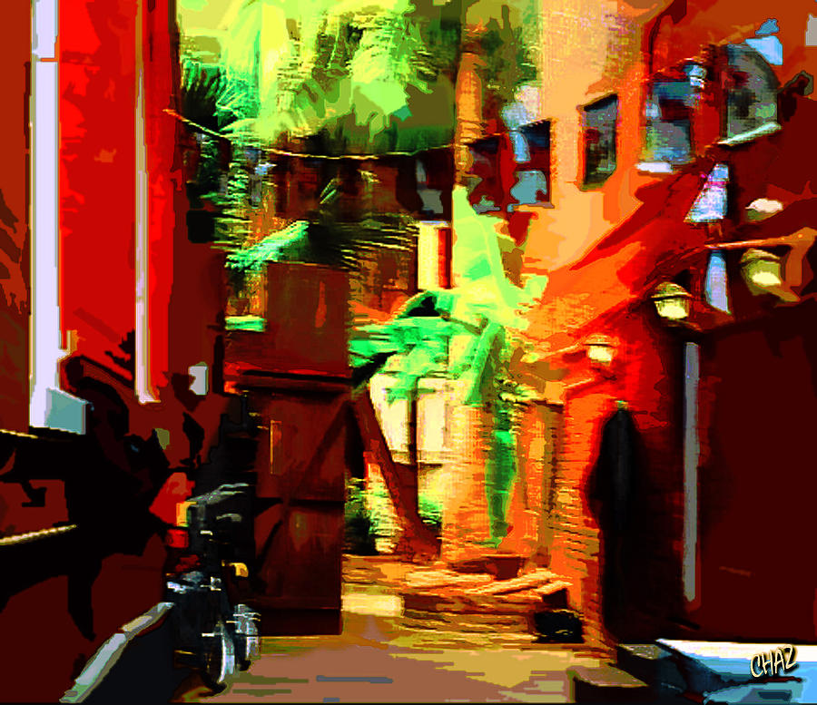 Back Alley 2 Painting by CHAZ Daugherty