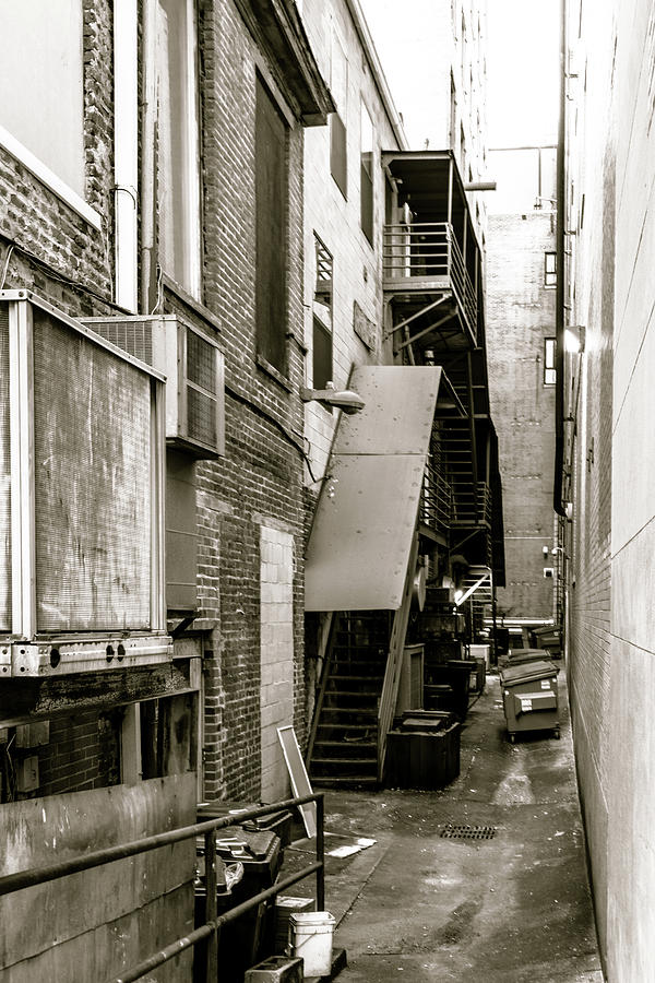 Back Alley Photograph by Wade Brooks