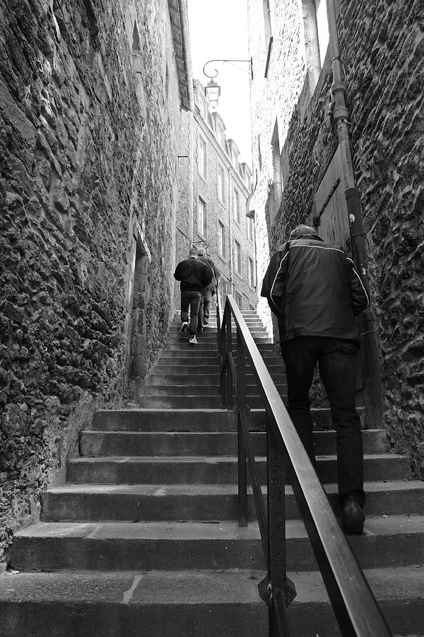 Back Alleys of St. Malo Photograph by Brandy Herren