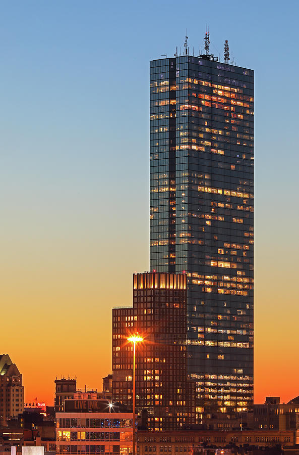 Back Bay Boston Sunset Photograph by Juergen Roth