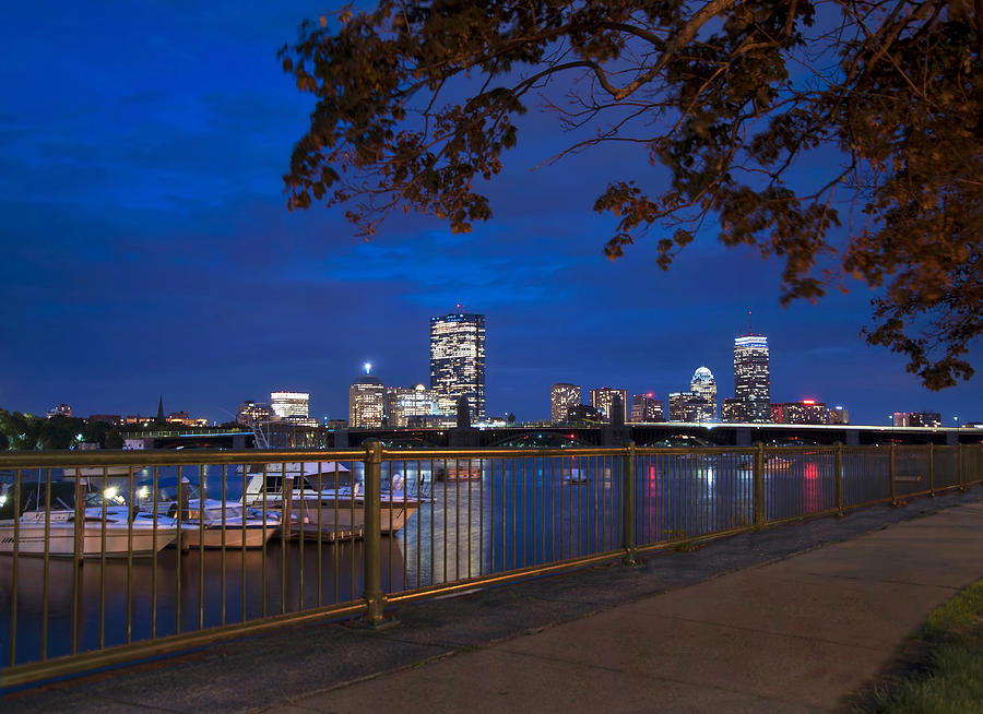 Boston Photograph - Back Bay Skyline - Boston by Joann Vitali
