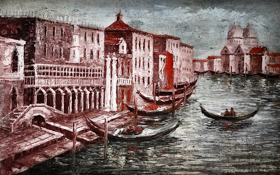 Back Canals of Old Venice Digital Art by Greg Sharpe