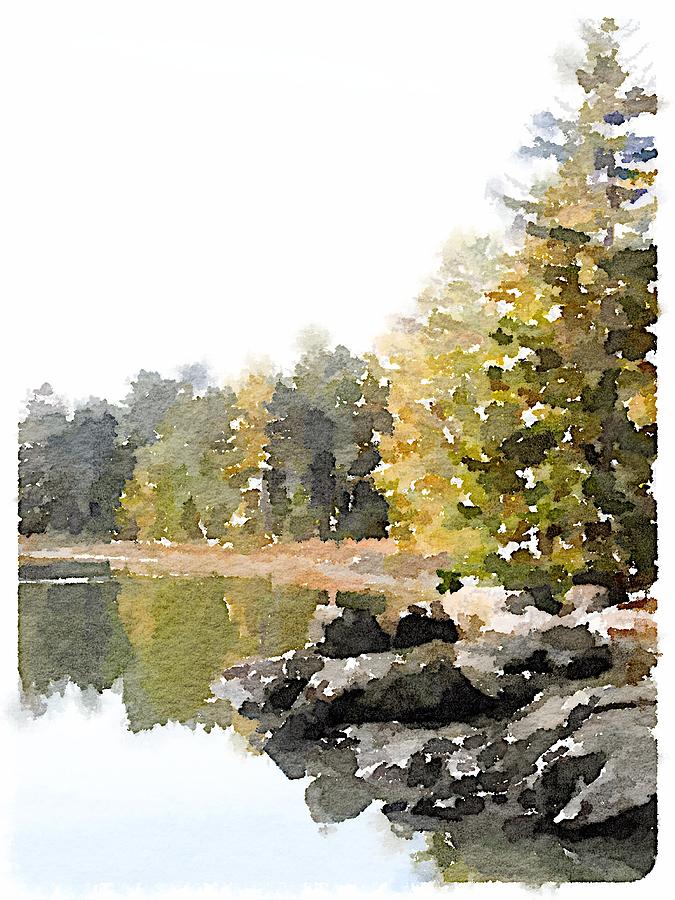 Back Cove Quiet Morning Painting
