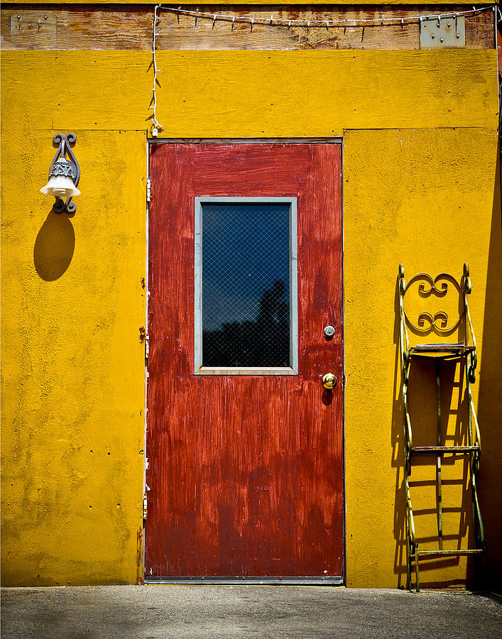 Back Door Photograph by April Reppucci