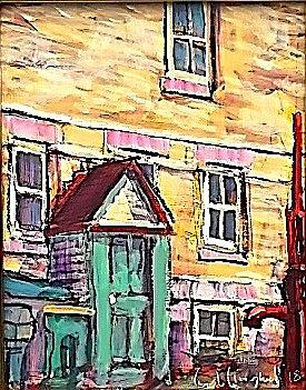Back Door Painting by Les Leffingwell