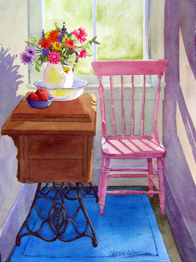 Back Hall Painting by Sharon Lehman