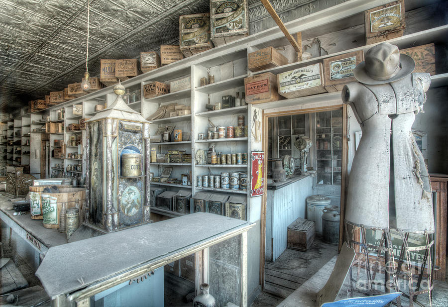 Back In 5 - The General Store, Bodie Ghost Town Photograph by Martin Williams