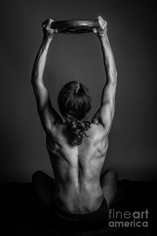 Sports Photograph - Back Muscles by Jt PhotoDesign