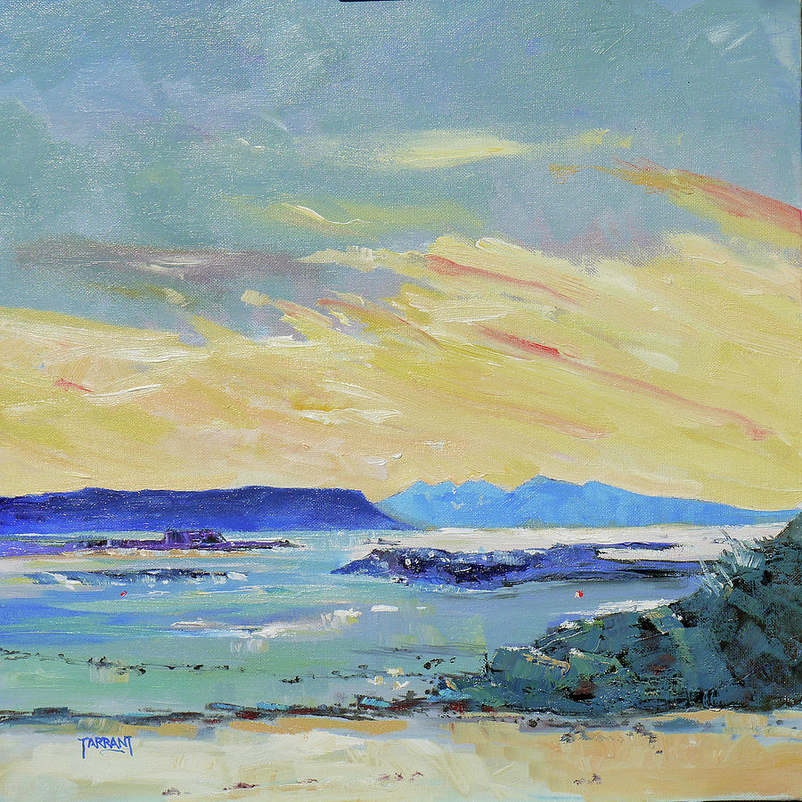 Back of Keppoch Shores, Arisaig. Painting by Peter Tarrant | Fine Art ...