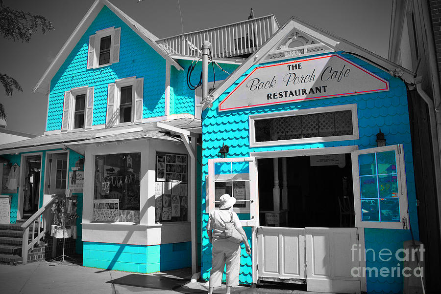 Rehoboth Photograph - Back Porch Cafe by Jost Houk Rehoboth Photograph - Back Porch Cafe by Jost Houk