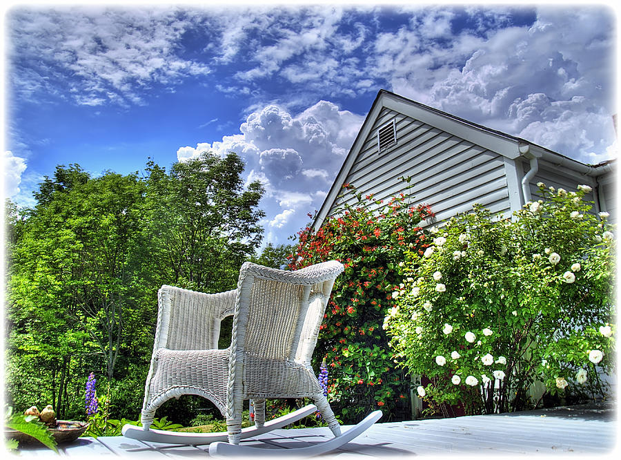 Back Porch in Summer Photograph by Tammy Wetzel
