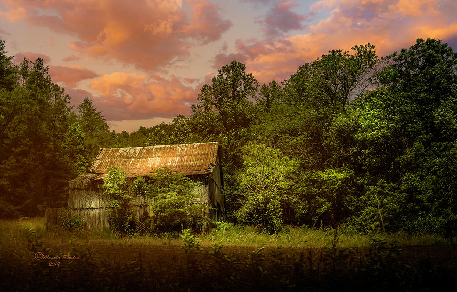 Architecture Photograph - Back Road Barn by Marvin Spates