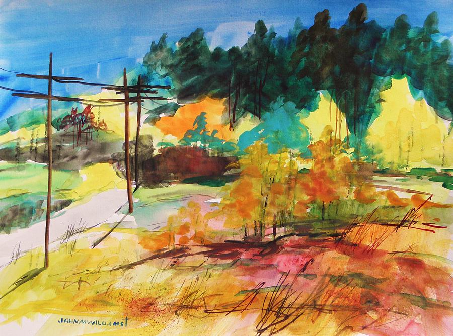 Back Road Painting by John Williams