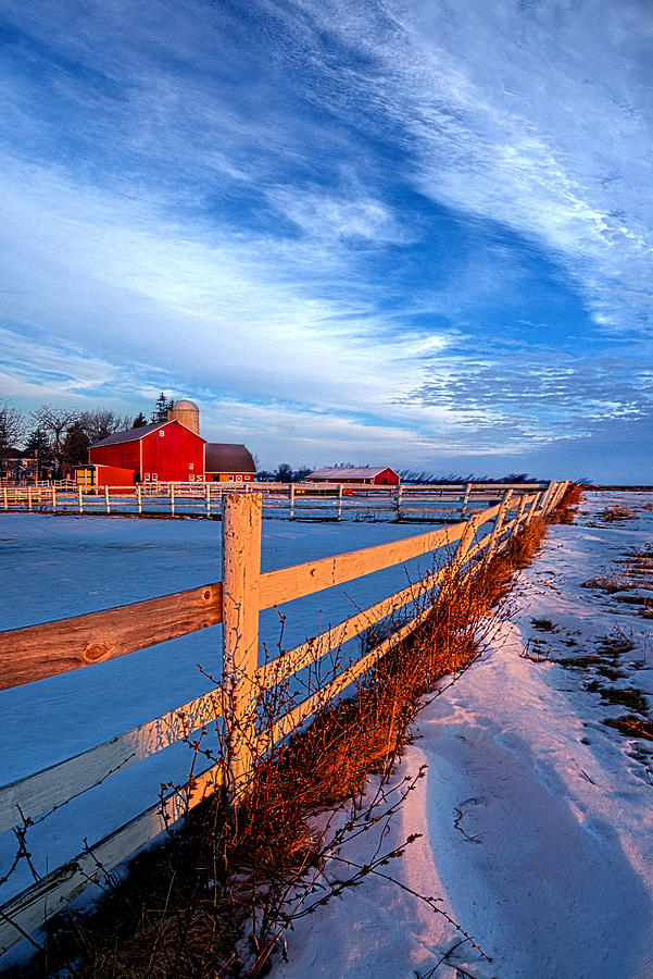 Winter Photograph - Back Road Life by Phil Koch