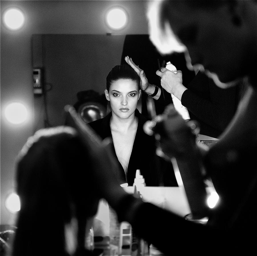 Black And White Photograph - Back Stage by Didier Guibert