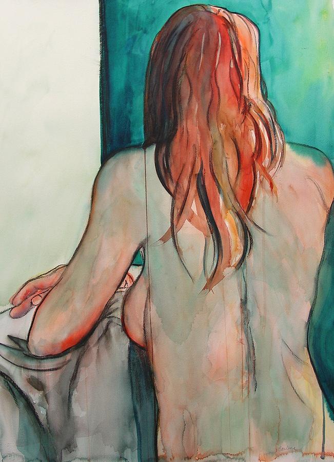 Back View Painting by Marlene Gremillion