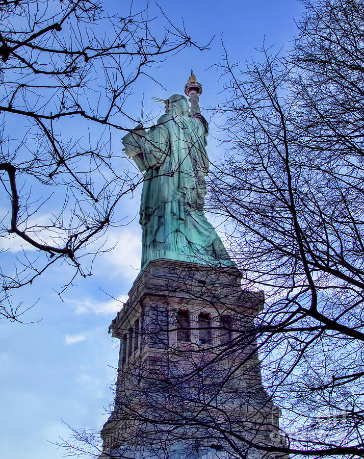 Back View Statue of Liberty  Photograph by Chuck Kuhn