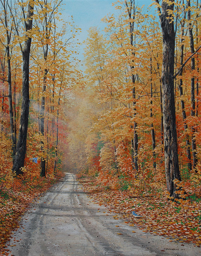 Backroads Painting by Jake Vandenbrink