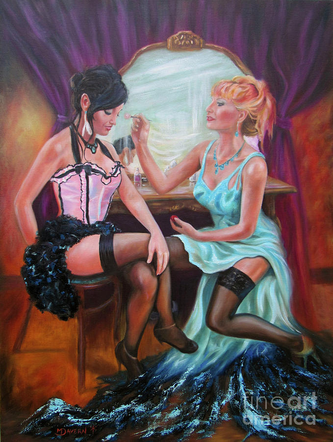 Backstage Painting by Mark Davern