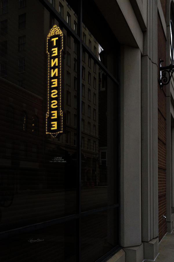 Backward Tennessee Marquee Photograph by Sharon Popek